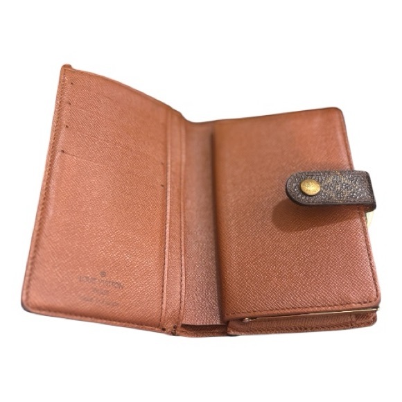 Louis Vuitton Monogram Kisslock Porte Monnaie Billets Viennois Wallet - Picture 9 of 15